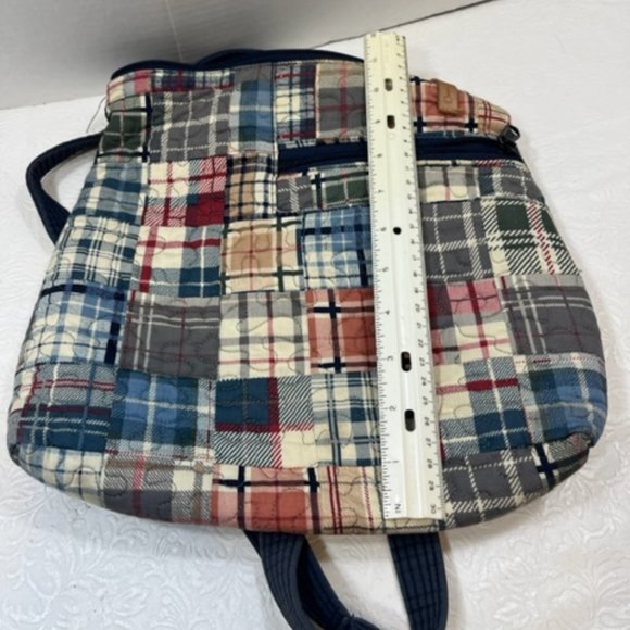 Donna Sharp Quilted Puzzle Designed Crossbody Bag Purse Adj 12x10.5" - Picture 11 of 11